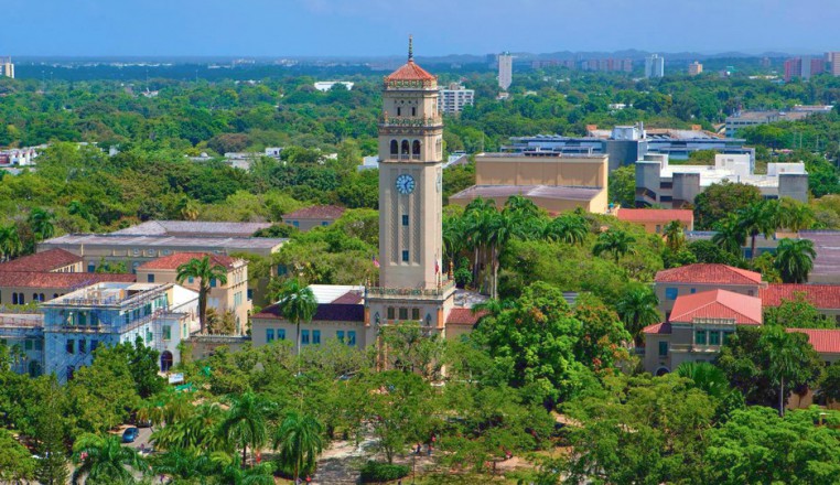 University of Puerto Rico - a bird eye view of the San Juan Campus